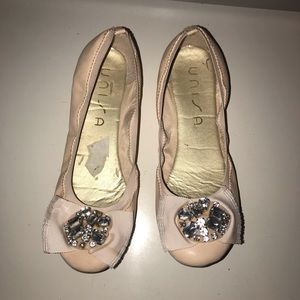 Pink Closed Toe Flats - Ballet Slipper Inspired